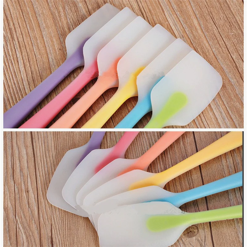 

Translucent High Temperature Cake Spatula Dessert Tools NonStick Baking Silicone Cake Cookie Flour Mixing Oil Bread Cream Scoop