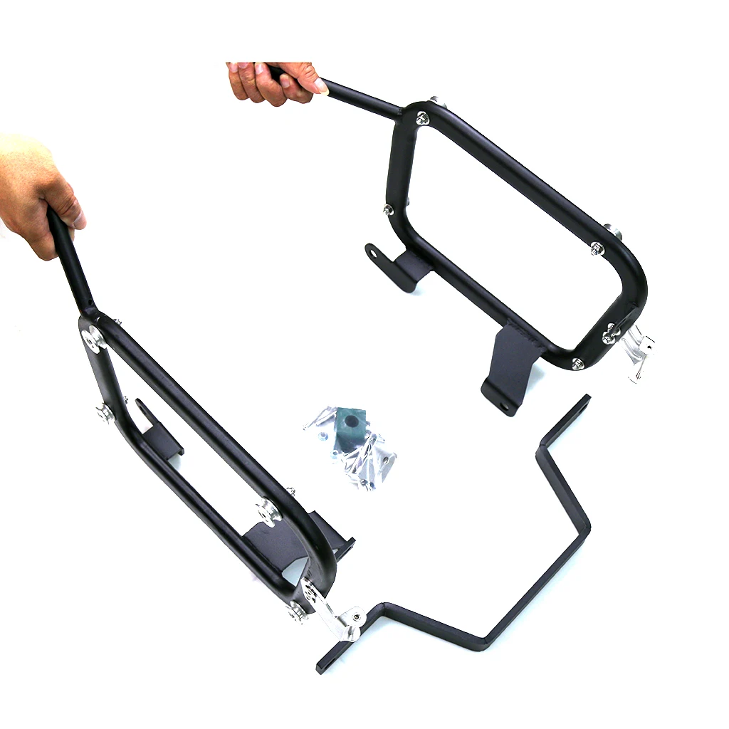 

Motorcycle Universal Side Box Bracket Suitable For Yamaha Kawasaki Suzuki Honda Motorcycle Aluminum Alloy Side Box Bracket