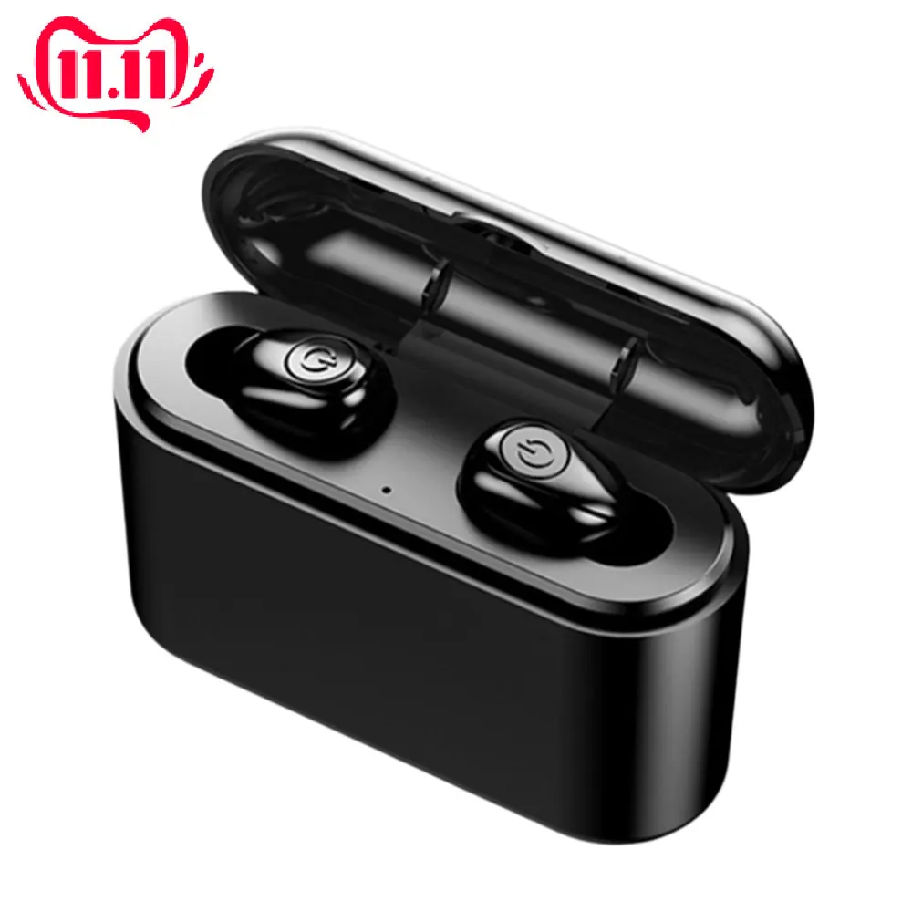 Новинка 2019 настоящая Беспроводная bluetooth гарнитура наушники для смартфонов