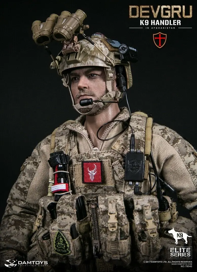 DAM 78040 1/6 Коллекционная экшн-фигурка вратаря DEVGRU K9 для фанатов праздничный подарок