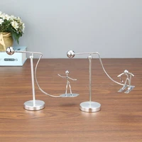 steel perpetual motion toy balancing tumbler toy kids physics toys science psychology home office decoration desk toy suitab