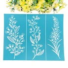 Самоклеящаяся шелковая трафаретная печать разнообразных цветов, многоразовый знак, трафарет, картина, украшение сделай сам, футболка, Текстиль