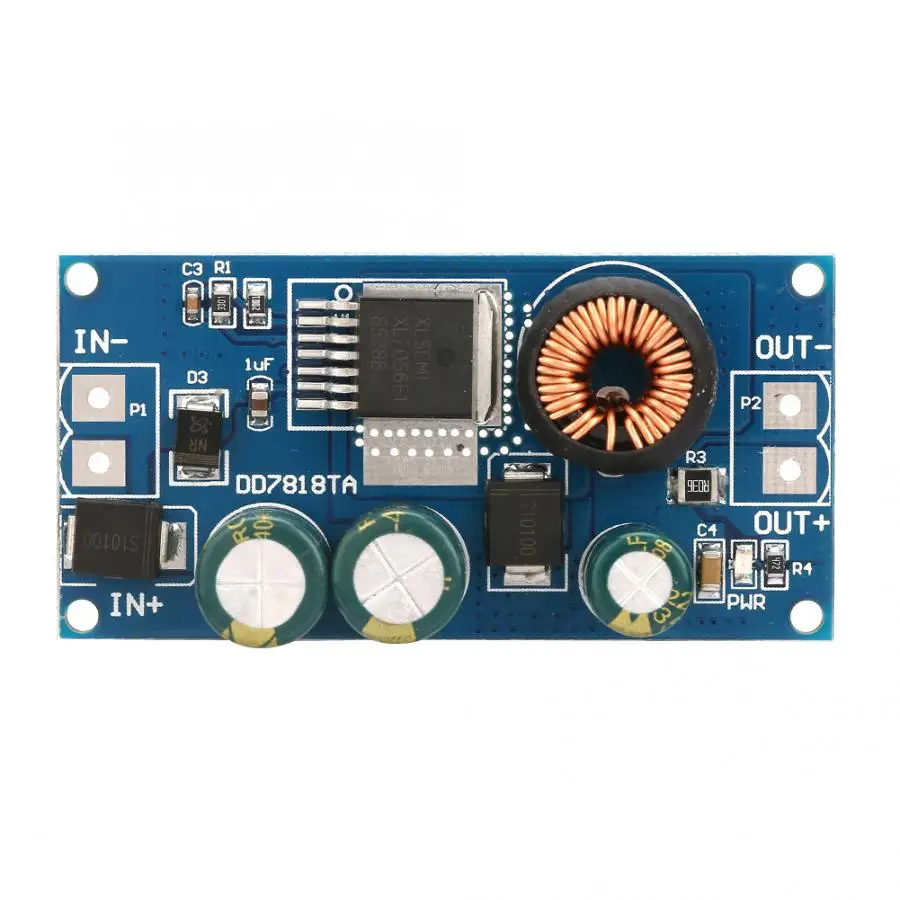 3.3VDC 2.1A DC-DC понижающий модуль питания высокого напряжения преобразователь питания зарядное устройство понижающий модуль 10-80 в - Цвет: 3.3VDC