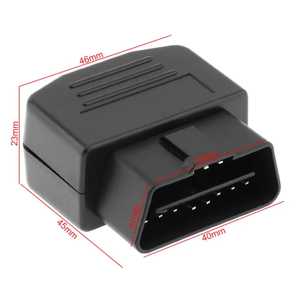 OBD II OBD2 DIY 16pin мужской удлинитель открывающийся кабель автомобильный