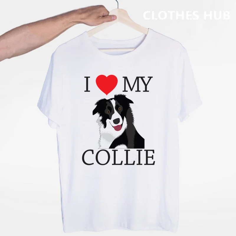 

Бордер-колли, модная летняя футболка с коротким рукавом для мужчин, женщин, мальчиков, девочек, футболки, детская футболка