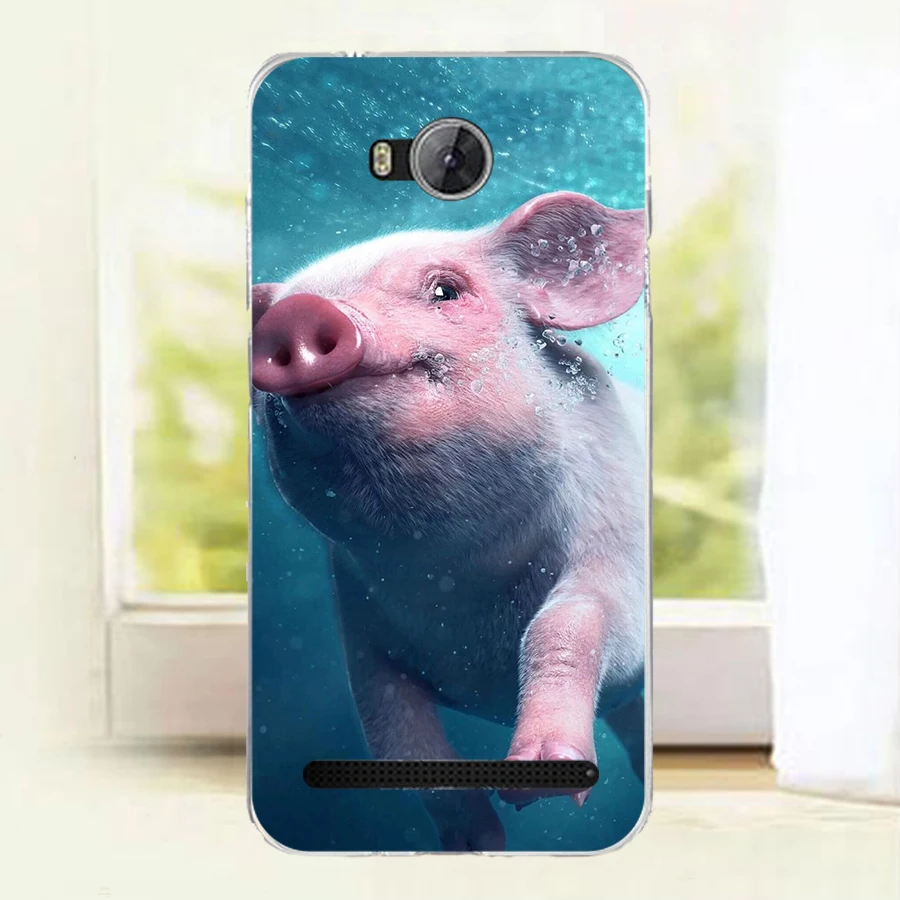 Чехол для Huawei Y3II LUA-L21 LUA-U22 LUA-U02 силиконовый чехол из ТПУ Honor Bee 2 кошка животное