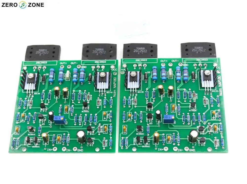2 CH NAP180 2SC2922 Мощность усилитель основание на Наим цепи 75/140W 4/8ohm DIY Kit/готовая плата |