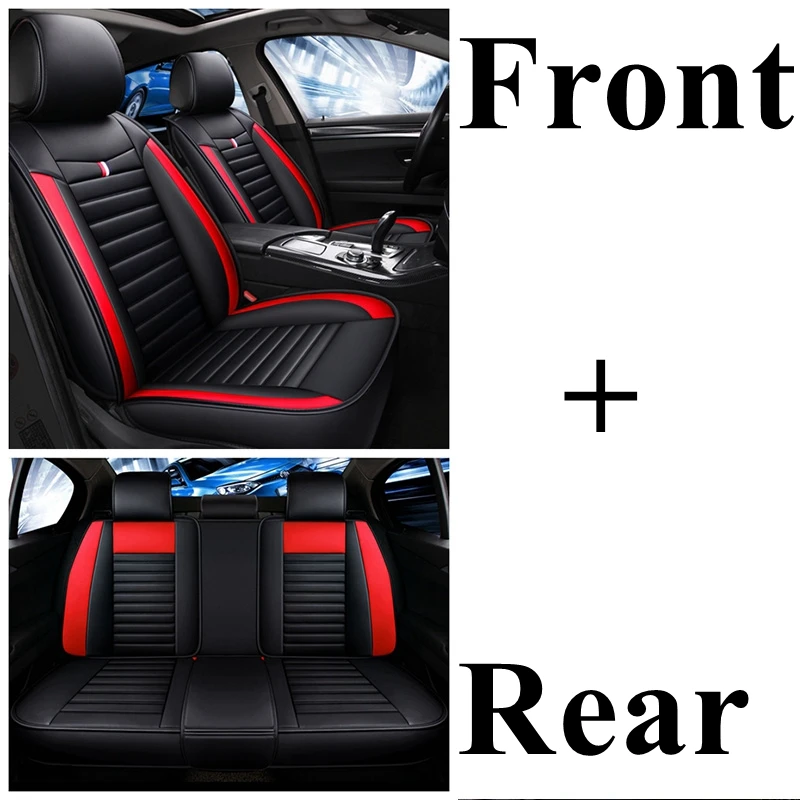 

Комплект чехлов на автомобильные сиденья для Ford Focus 2 Fiesta Focus 3 Mondeo Mk4 Focus Mk2 Focus Fusion Kuga Ranger Focus Mk3 Fiesta Mk7 Mondeo Mk3