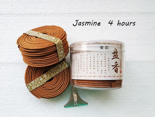 Jasmine 48 шт./кор. натуральный катушки Ладан ароматерапия аромат в помещении индийские буддийские сандаловое дерево Ладан без Кадило - Аромат: Jasmine