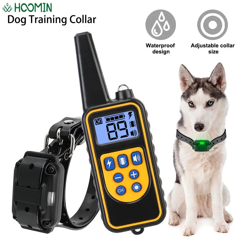 Электрический ошейник для дрессировки собак перезаряжаемый IP67