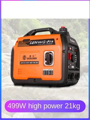 Бензиновый генератор 220 В бытовой небольшой преобразователь частоты бесшумный 3