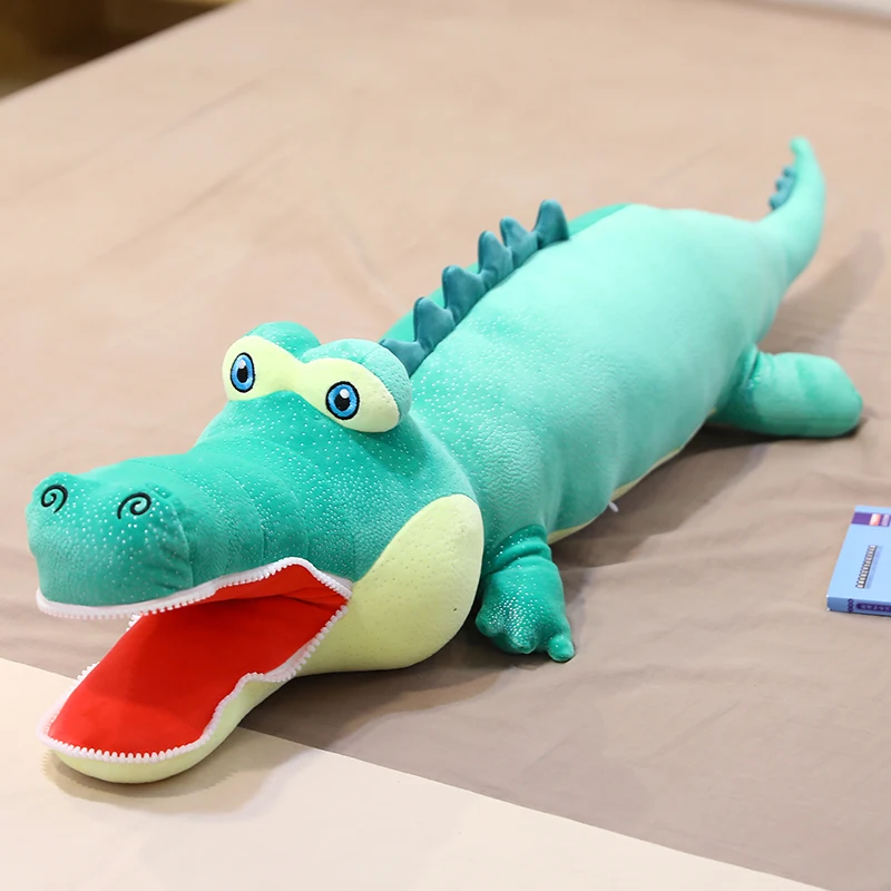 

80/110/140cm Big Size Crocodile Plush Doll Long Pillow Cushion Kids Soft Plush Toys Birthday Gift