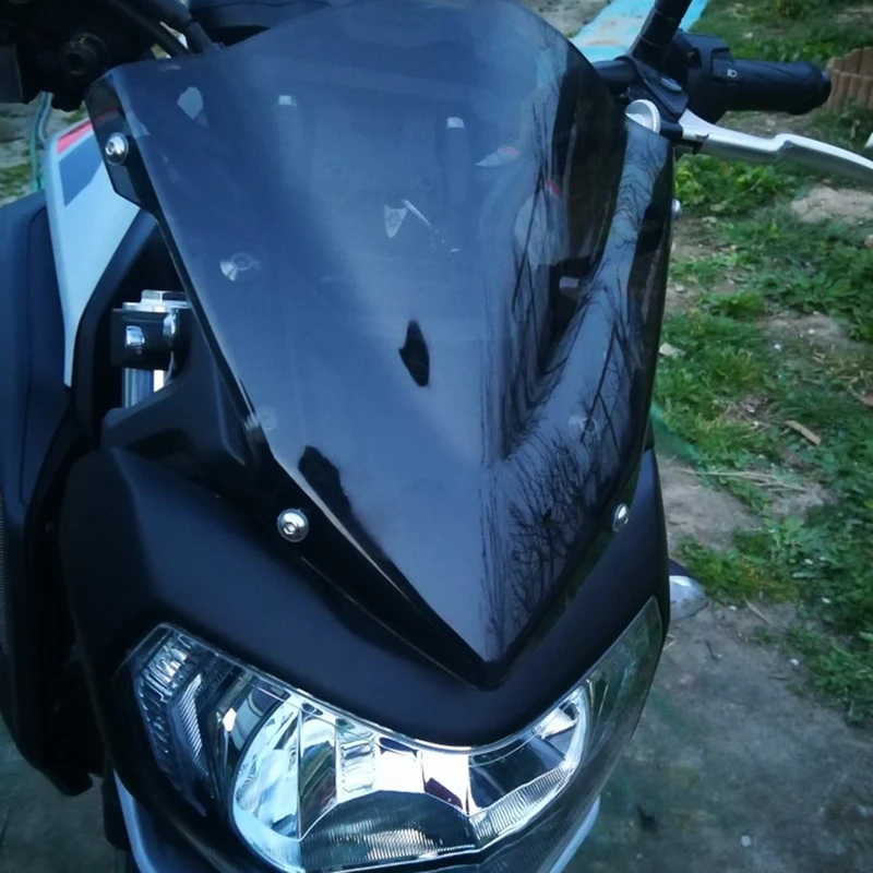 

Windshield for YAMAHA MT07 MT-07 FZ-07 FZ07 2014-2017 Motorcycle Accessories Windscreen Wind Deflectors