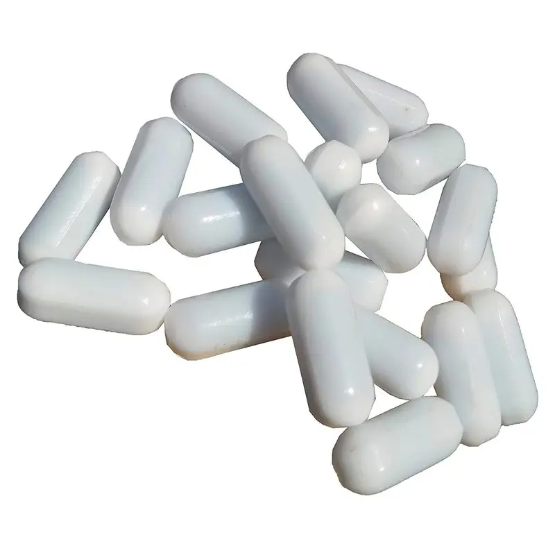 Лабораторный Магнитный мешалка из ПТФЭ 12 шт. белый цвет|Лабораторные