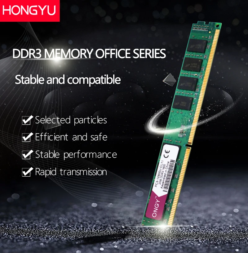 Оперативная память ONGY DDR3, 2 Гб, 1600 МГц, для настольной памяти, 240pin, 1,5 в, Новая Память DIMM для компьютера, оперативная память PC3L-1600U ddr 3 для Intel и AMD