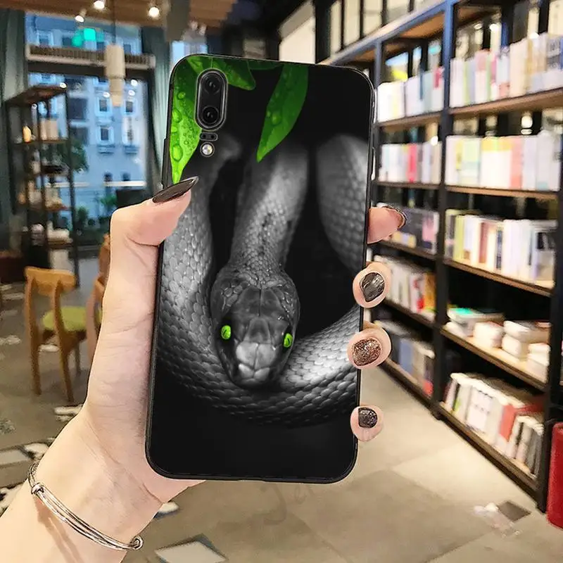 

Horror snake animal Phone Case For Huawei honor Mate P 10 20 30 40 Pro 10i 9 10 20 8 x Lite