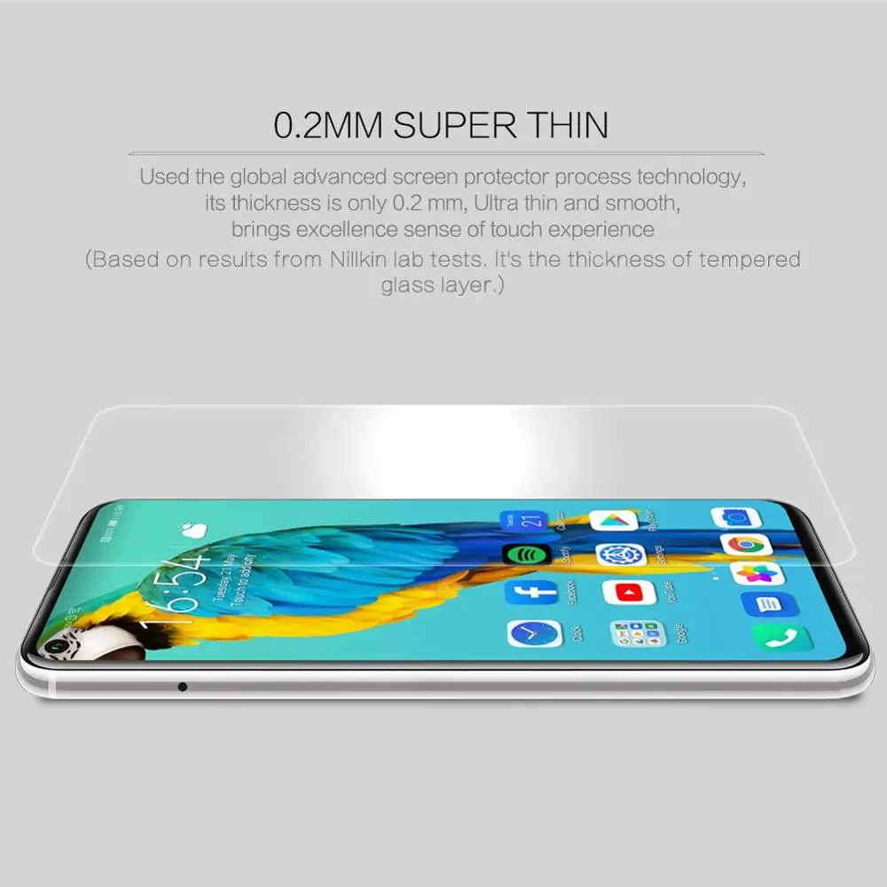 Супер тонкий 0 2 мм стеклянный протектор экрана для Honor 20 / Pro оригинальное