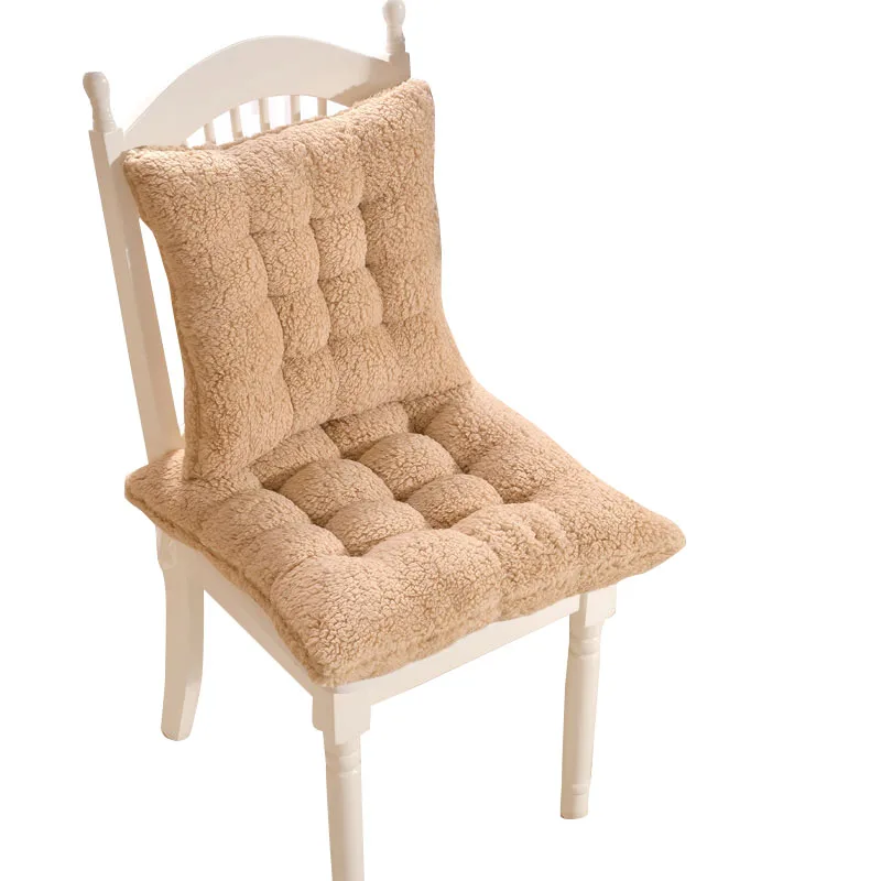 NewSeat подушка теплый ягненок Кашемир мягкий стул зимний для офиса бара подушки