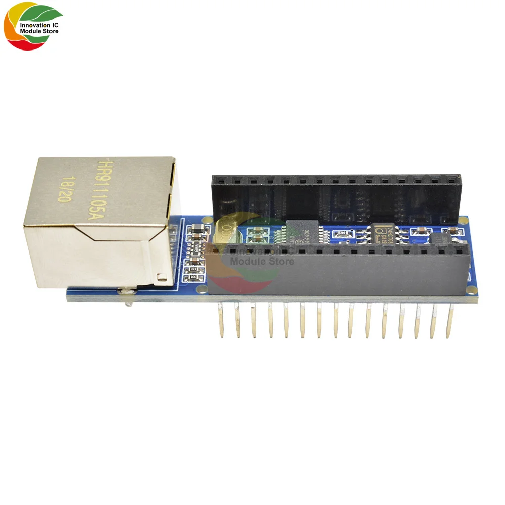 Ziqqucu Защитная плата для Arduino Nano v3.0 Mini ENC28J60 микрочип HR911105A веб-сервер модуль Ethernet |