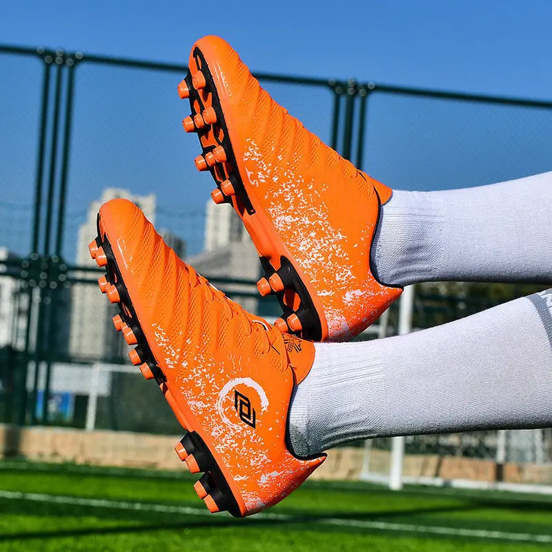Мужские сверхлегкие амортизирующие футбольные ботинки с шипами износостойкие
