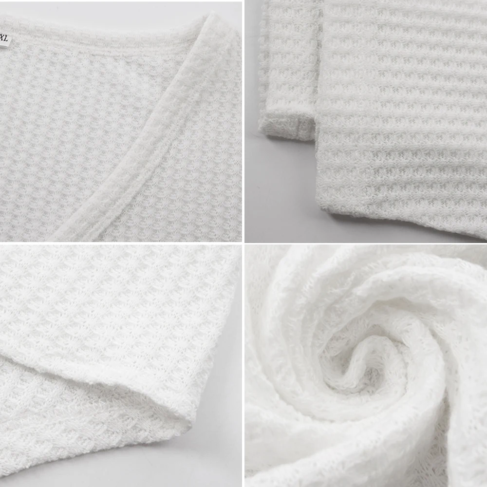 Женские топы размера плюс осень 2020 модный однобортный свитер с v-образным вырезом