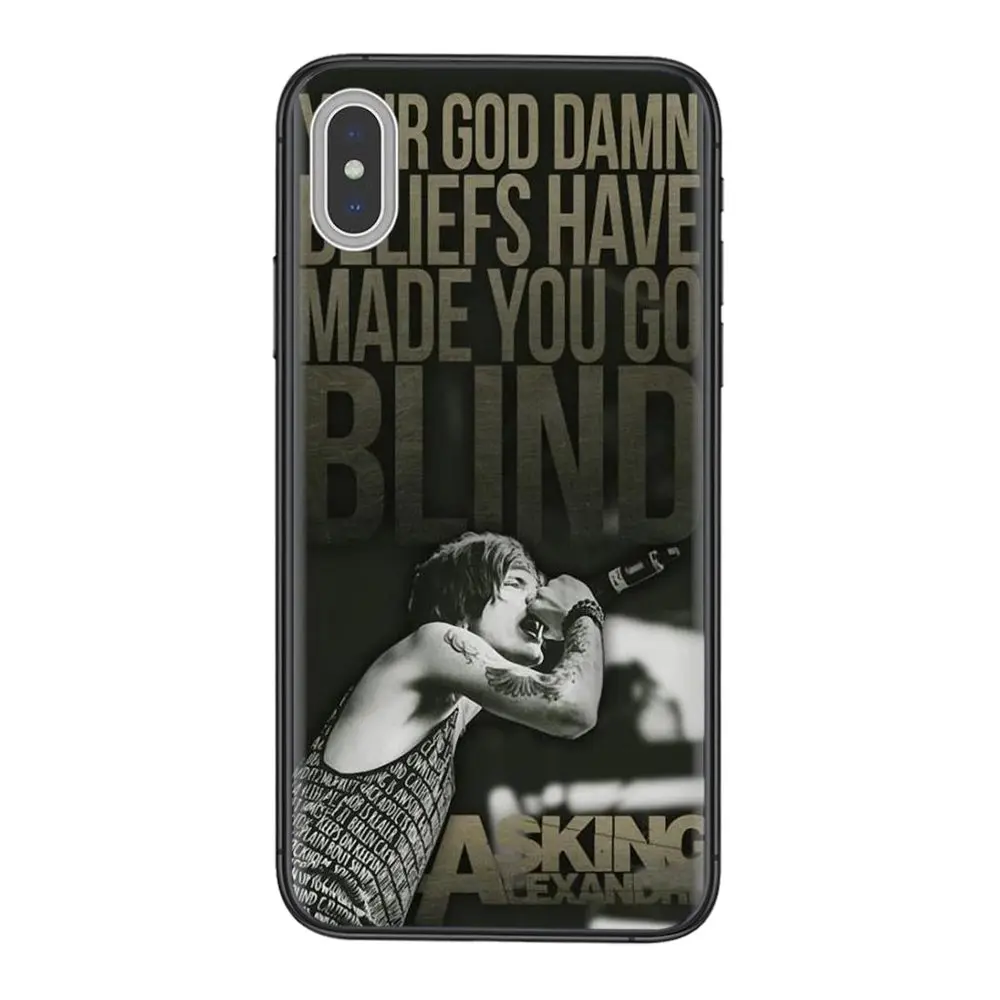 Чехол-бампер черного цвета с логотипом рок-группы завода Великобритании 3D Модный