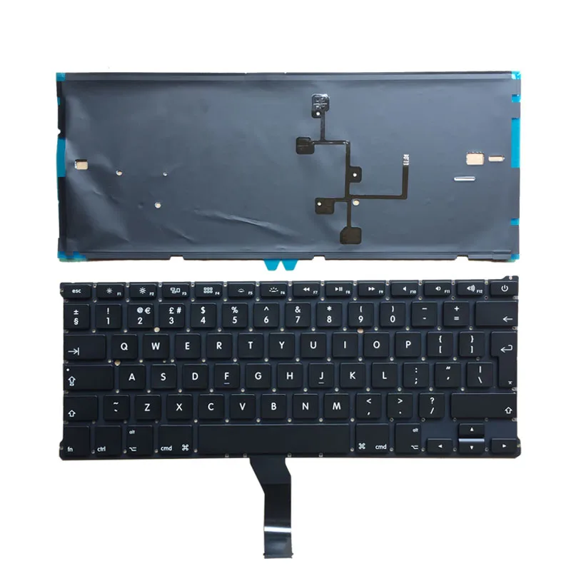 Новая клавиатура для Macbook Air 13 &quotA1466 A1369 с подсветкой Клавиатура ноутбука MD231 MD232