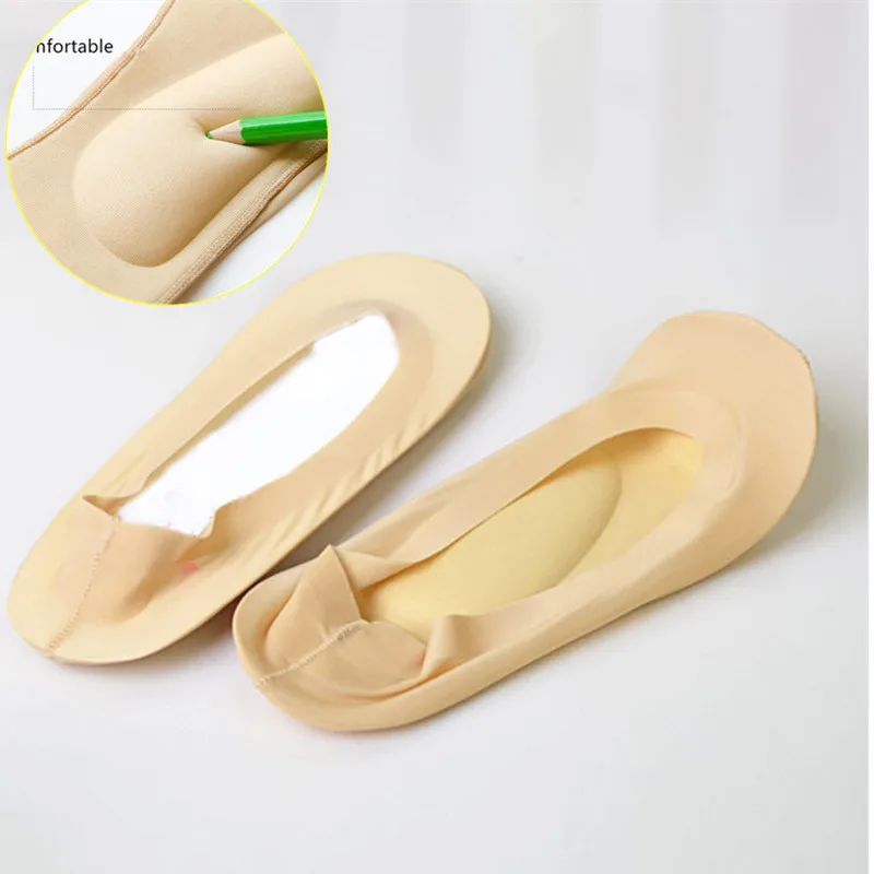 1 пара 3D свода стопы массаж забота о здоровье Для женщин летние носки Ice Silk с