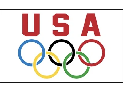 

90x150cm USA PLYMPIC Flag for Decoration