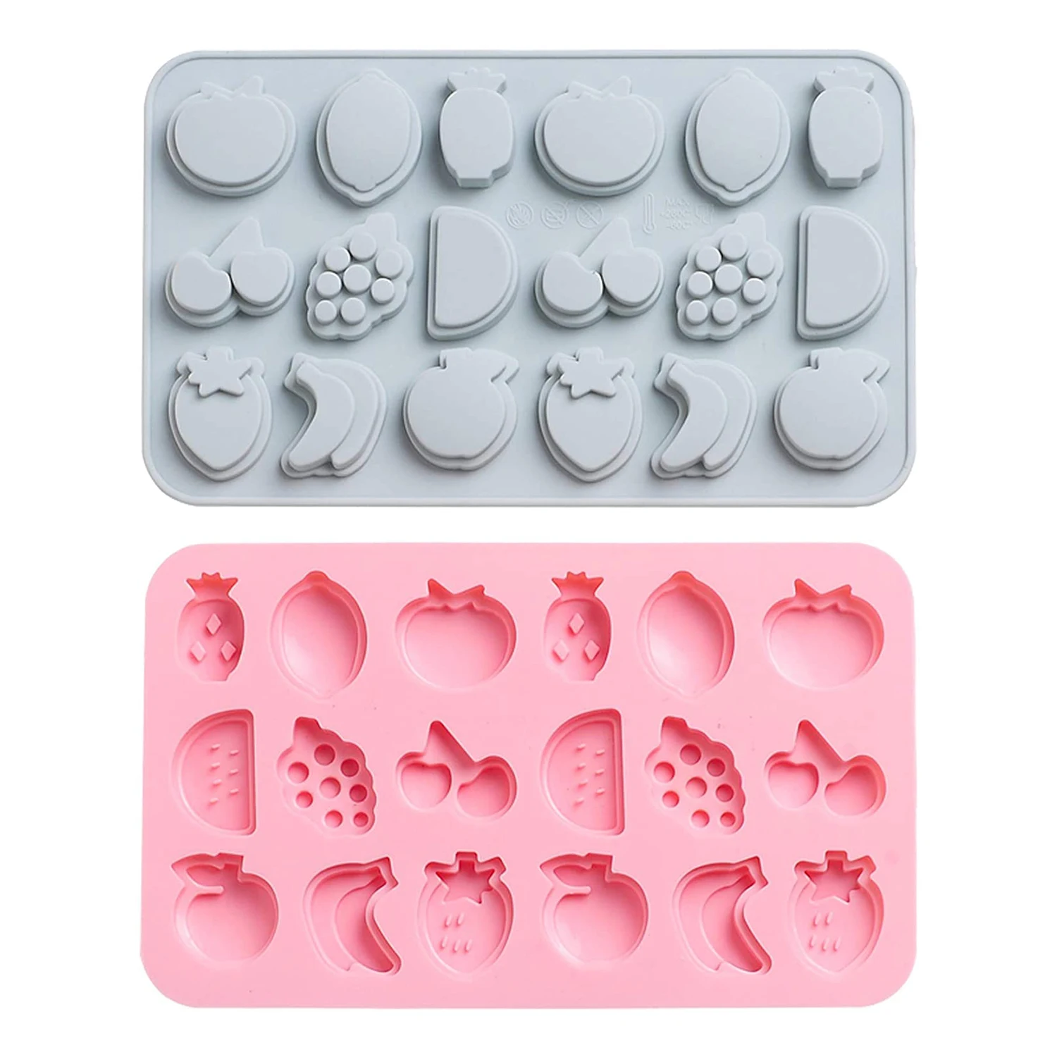

Silicone Mold Fruit Shape Non Stick Candy Chocolate Cake Fondant Decoration Soap Mould Pastry Confectionery Baking Supplies