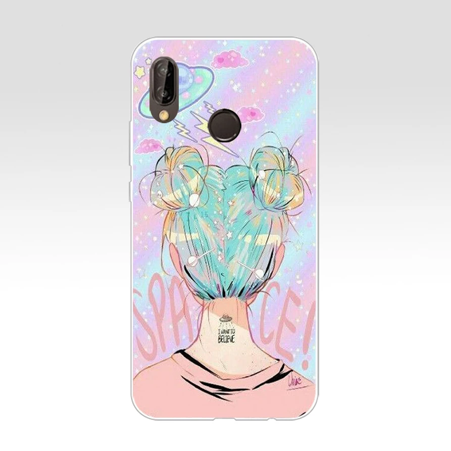 Мягкий силиконовый чехол 137FG Fat Unicorn On Rainbow Jetpack из ТПУ для huawei Mate P20 P30 Llte Pro Y6 Y7 2019 |