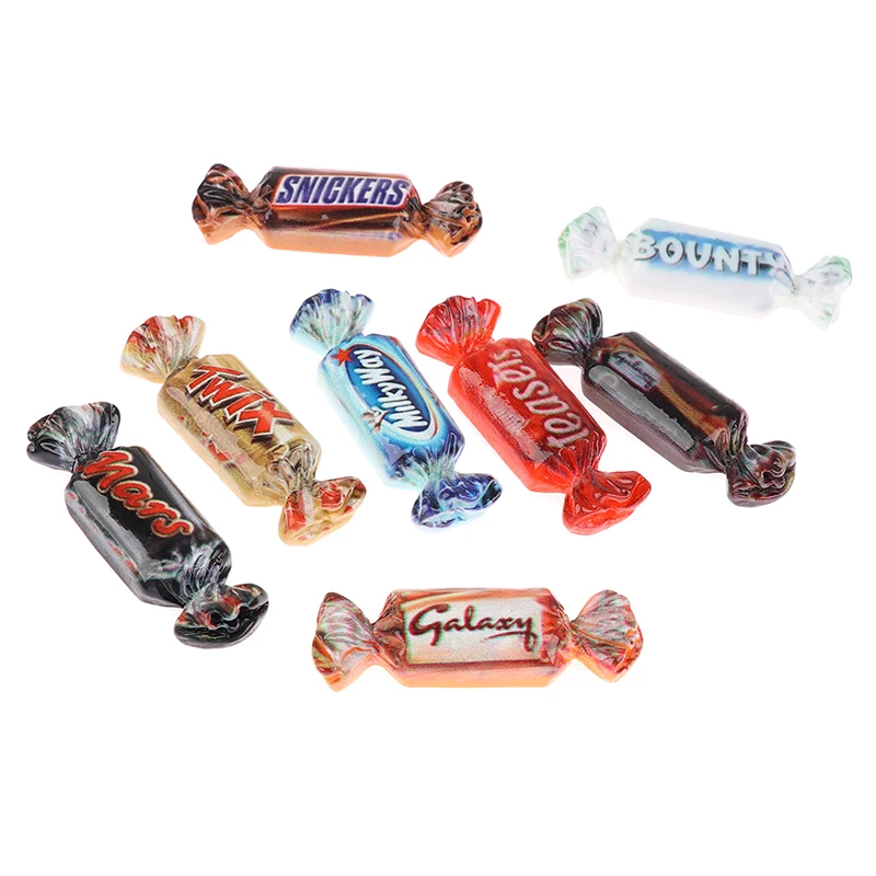 

8pcs/lot Dollhouse Miniature Mini Simullation Sweet Model Kitchen Food Toys