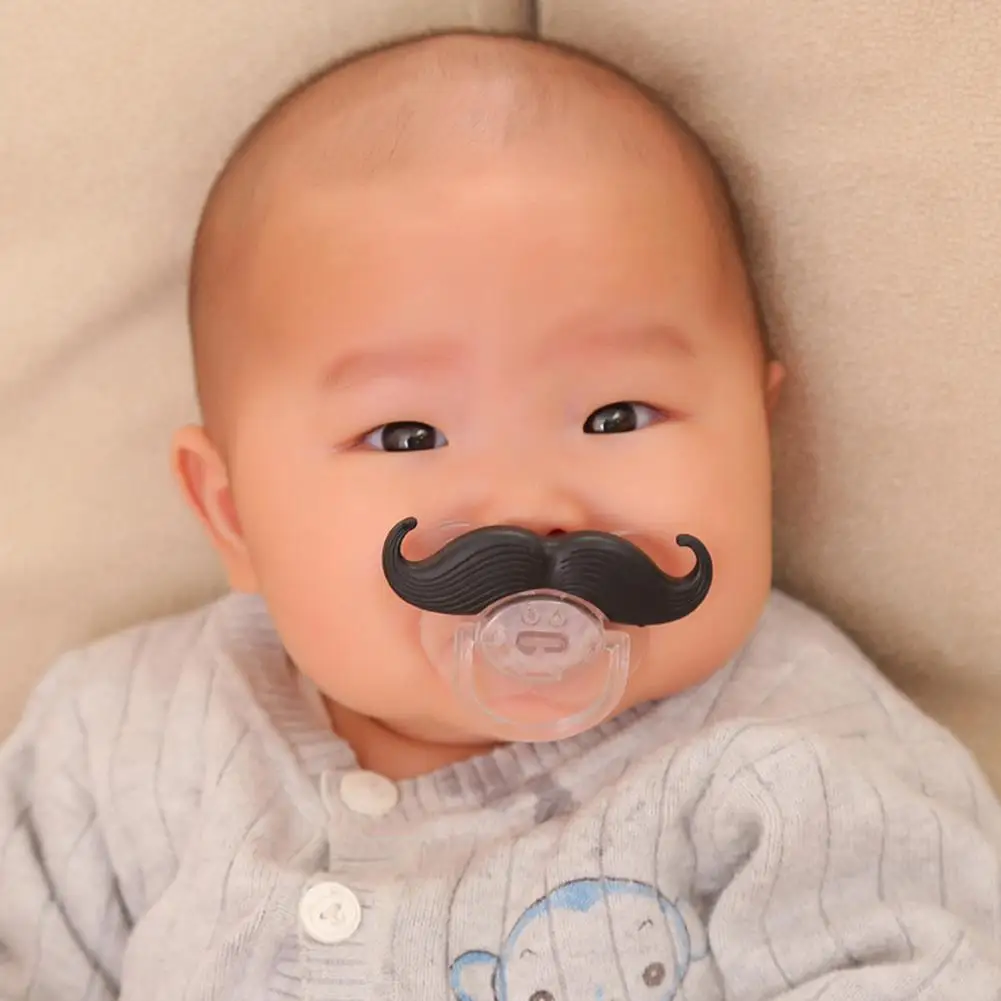Kidlove Детские веселый безопасный силиконовые успокоитель младенцев игрушки для малышей Новинка; Соска с усами для младенцев Детские пустышки для зубов