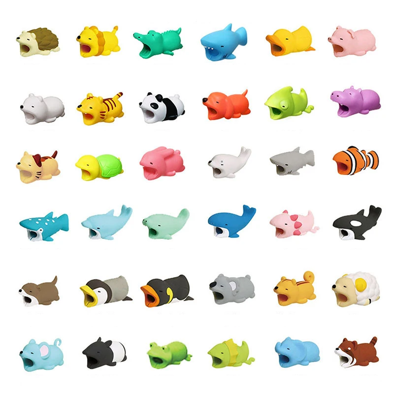 

Cartoon Cable Organizer Cable Protector Winder for USB Charging Data Cable Wire Protection Cover