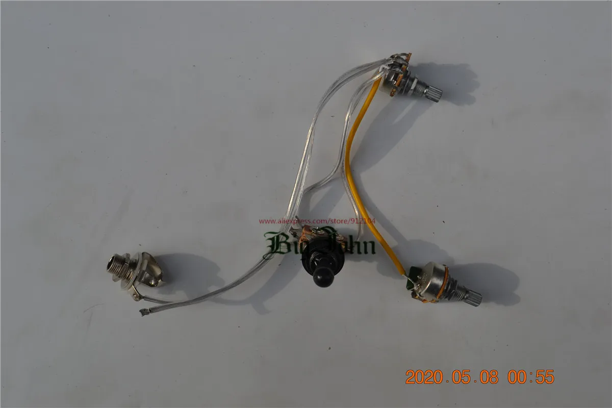 Электрогитарная линия в сборе только Двойная электронная схема 1 громкость тон