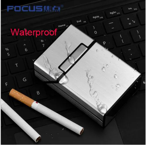 Цинковый Алюминий Металл 20 сигарет коробка персонализированные Креативные