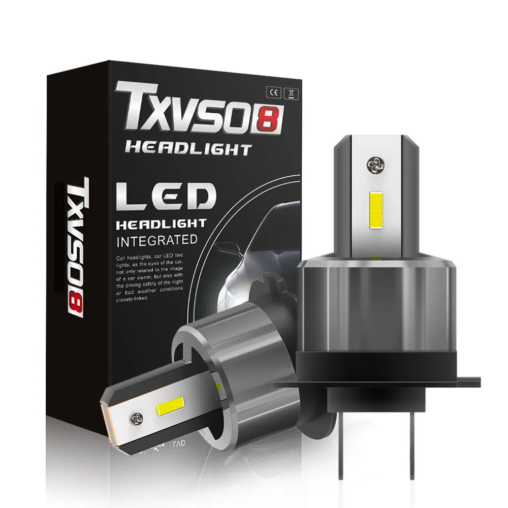 2 светодиодный лампы для передних фар с светодиодные чипы csp IP68 водонепроницаемый