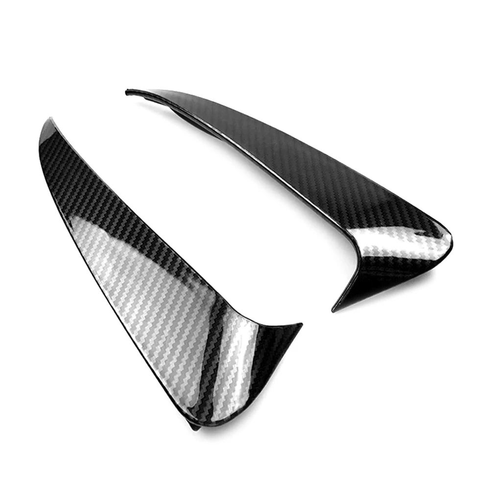 Сплиттер для заднего бампера автомобиля из углеродного/глянцевого черного