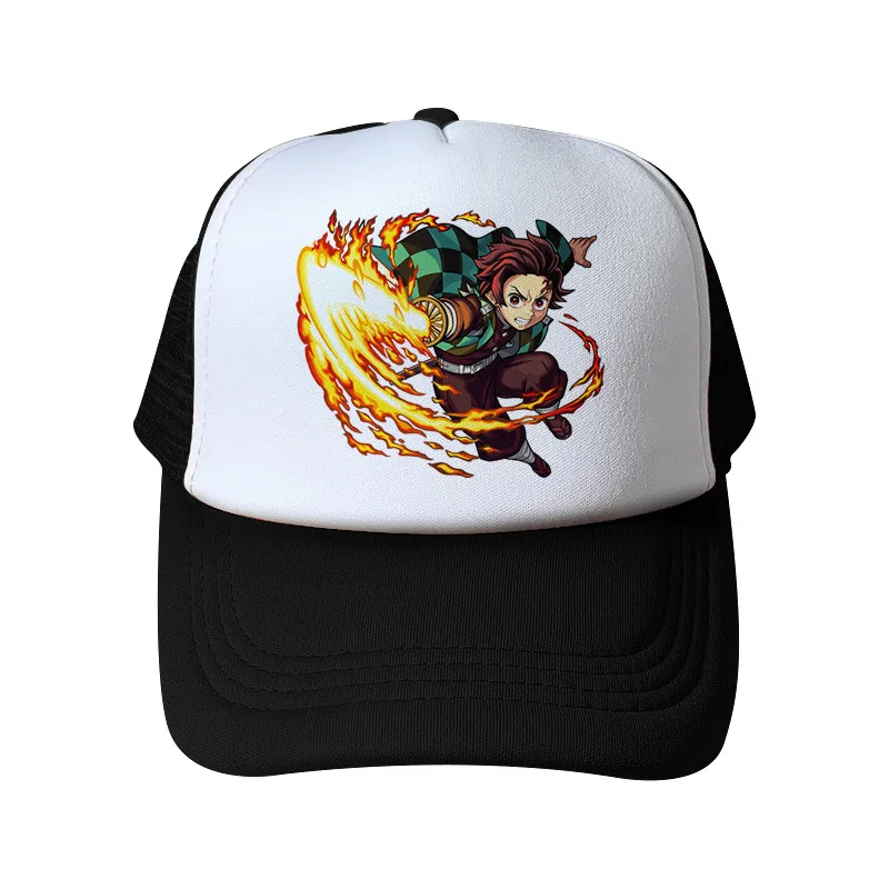 

Demon Slayer Peaked Cap Game Black Unisex Baseball Caps Casual Lady Cotton Adult Spring Autumn Classic Sun Hat Adjustable