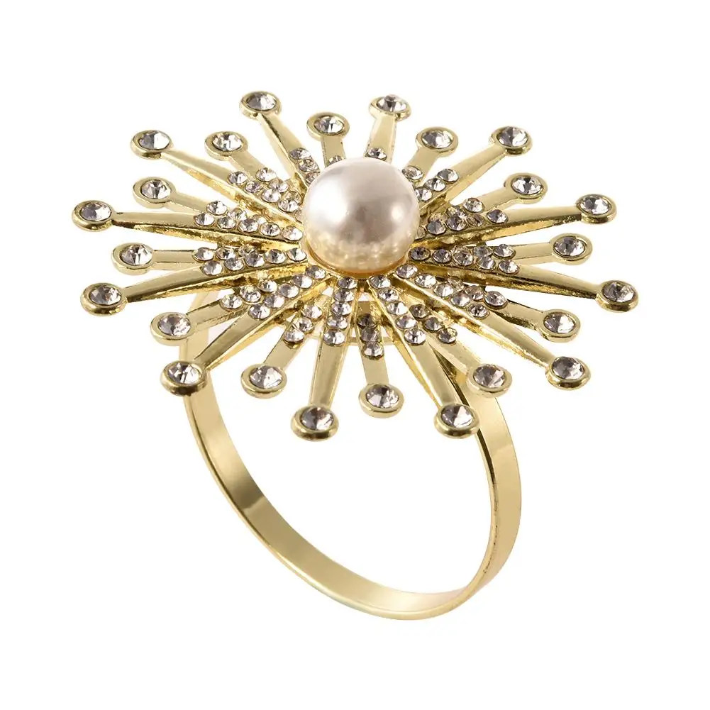 Открытое кольцо для салфеток с вырезами украшение стола | Дом и сад