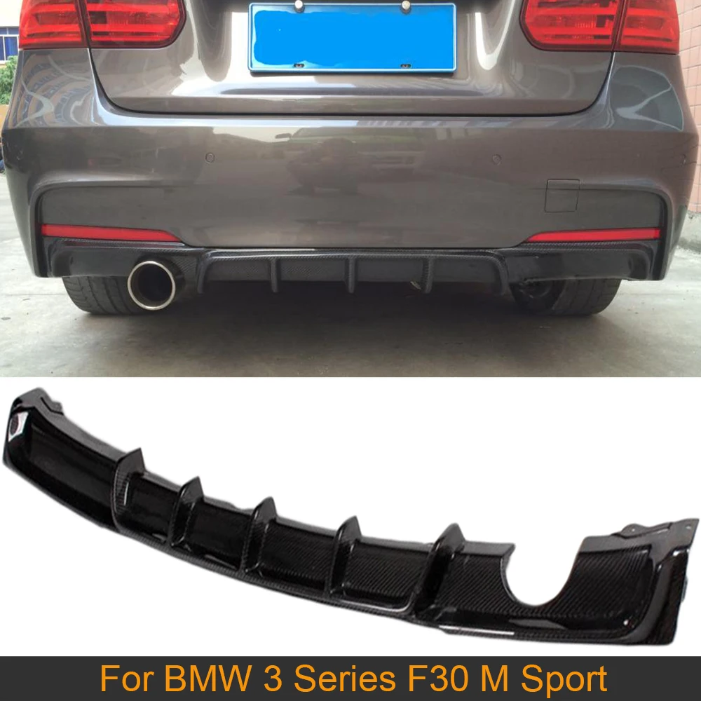 Задний диффузор из углеродного волокна 3 серии для BMW F30 M Sport 12 17 задний бампер