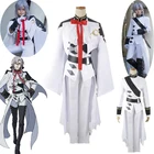 Костюмы для косплея аниме Owari no Seraph of the end, искусственная униформа, наряд, парики для косплея, полный комплект для взрослых на Хэллоуин