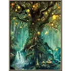 Набор для вышивки крестиком с изображением пейзажа, хлопковая нить, 11 карат