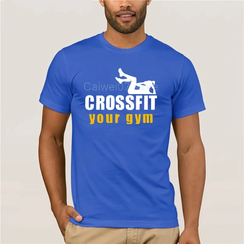 Мужская Дизайнерская футболка с вашим собственным кроссфита индивидуальные