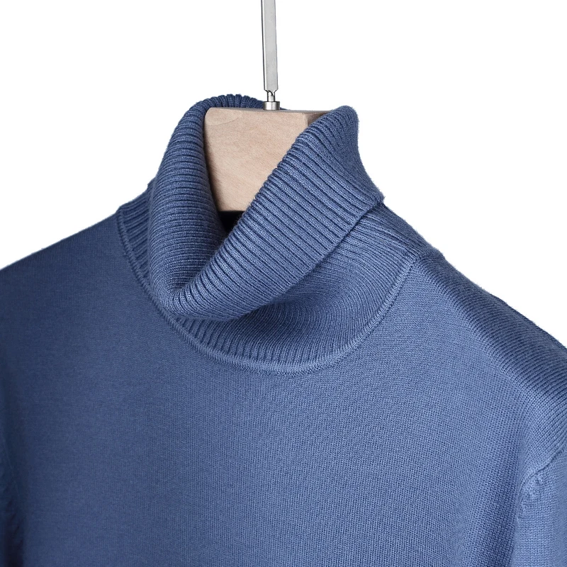 

RANMO Winter Warm Turtleneck Sweater Men Long Sleeve Casual Pullovers Male Outwear Korean Knitted Sweaters Solid Men Jumper Tops