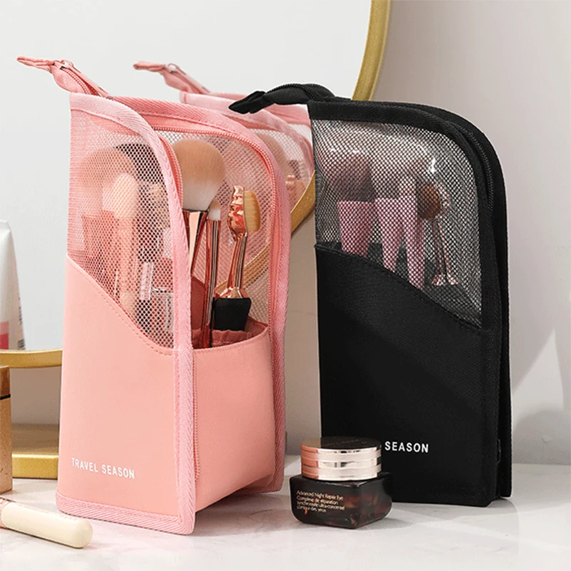 

Cosmetic Tool Storage Bag Makeup Brush Finishing Bucket Storage Tube Lipstick Eyebrow Pencil Highlight Stick Portable AUG889