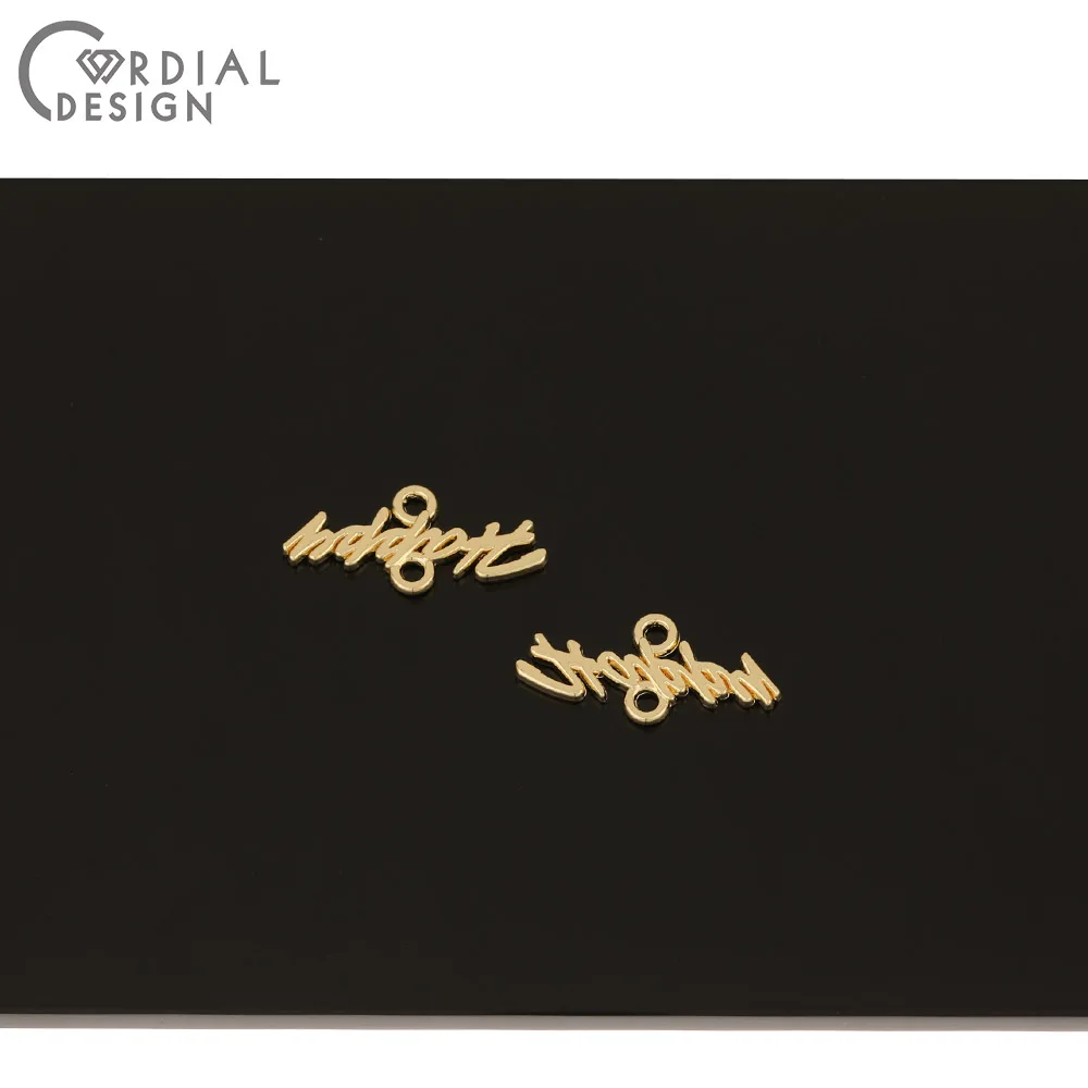 

Cordial Design 100Pcs 11*23MM Jewelry Accessories/Letter Shape/DIY Making/Earring Connector/Hand Made/Jewelry Findings Component