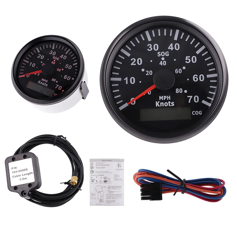 Автомобильный GPS-датчик скорости водонепроницаемый измеритель 85 мм 70 узлов 80