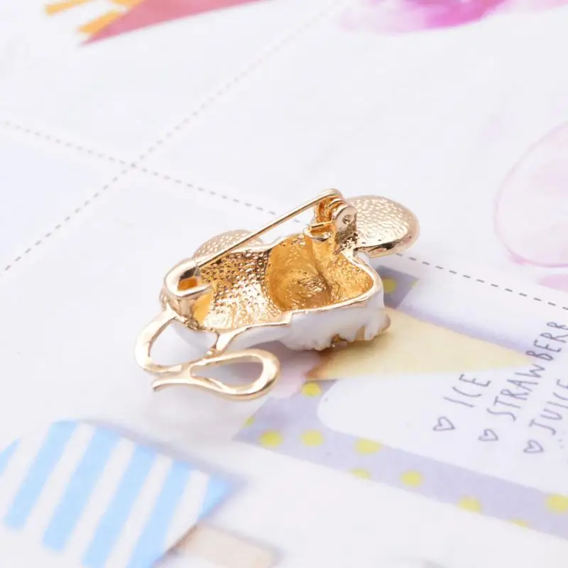 Маленькая брошь в виде мыши 2020 китайский год модные ювелирные изделия коробка