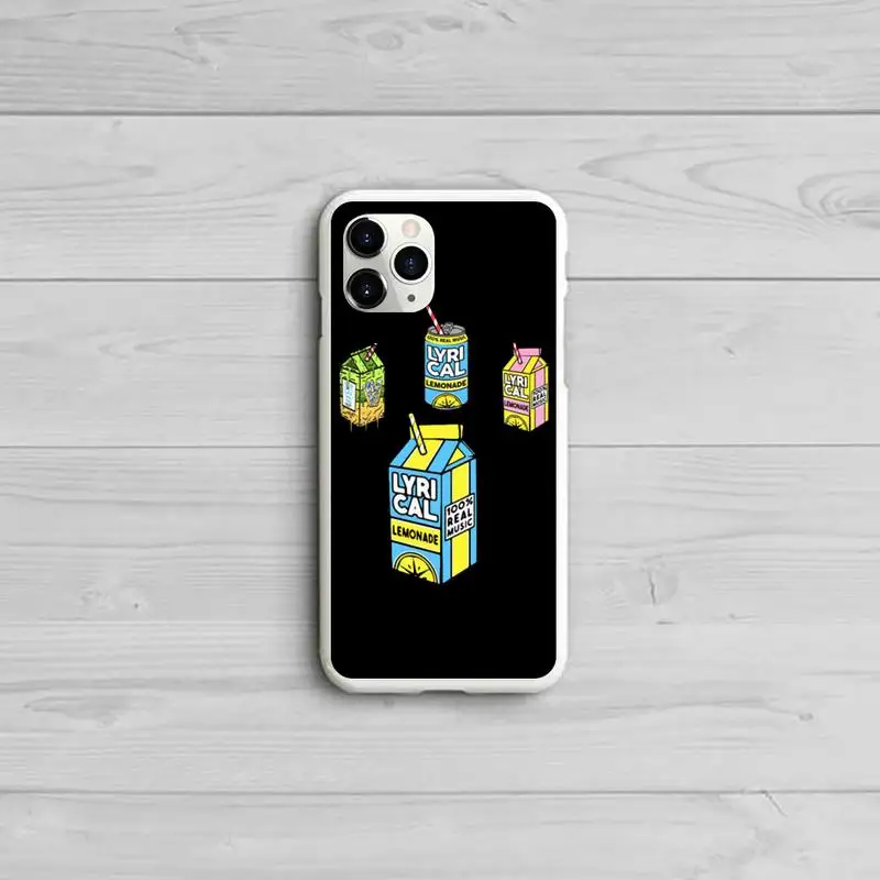 

Lemonade Real Music Phone Case Candy Color White for iPhone 11 pro XS MAX 8 7 6 6S Plus X 5S SE 2020 XR